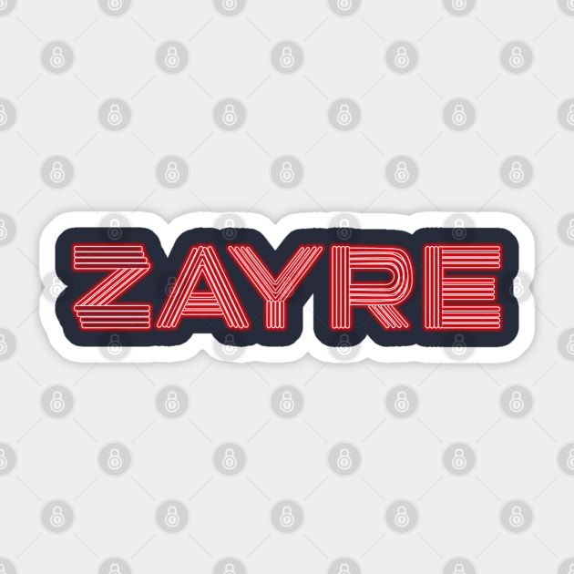 Retro Zayre Department Store Neon Sticker by carcinojen